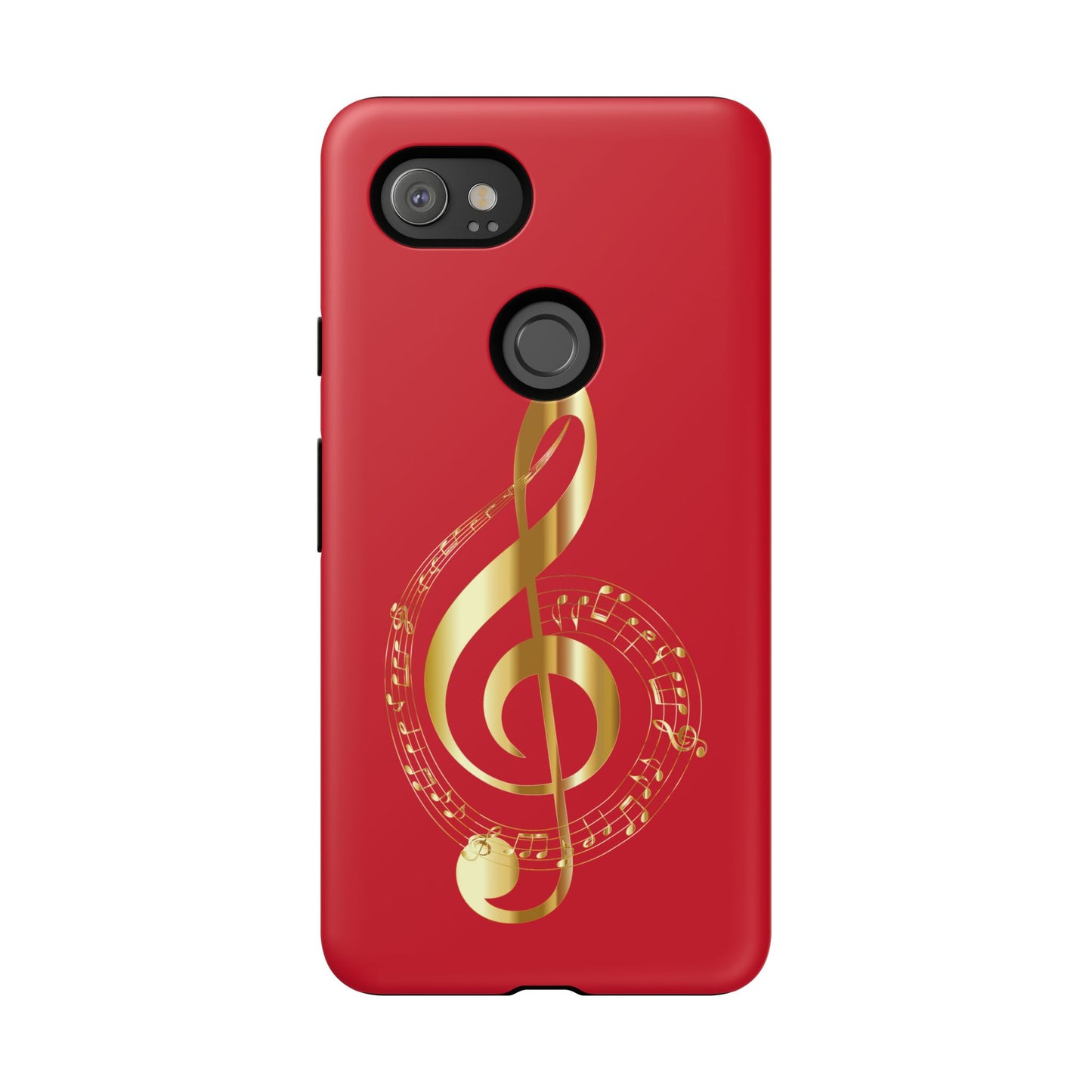 Tough Cases - Red Musical Note