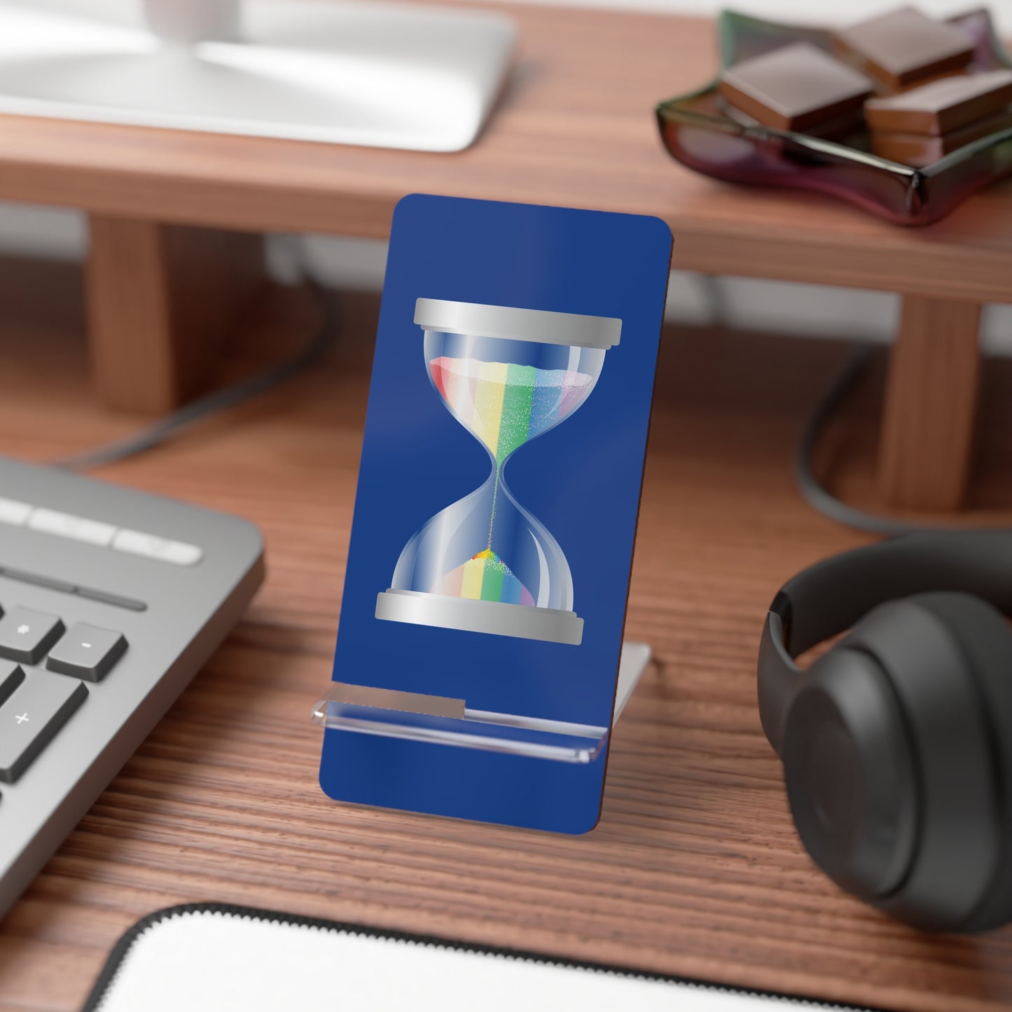 Smartphone Stand — Colorful Hourglass Desktop Phone Holder