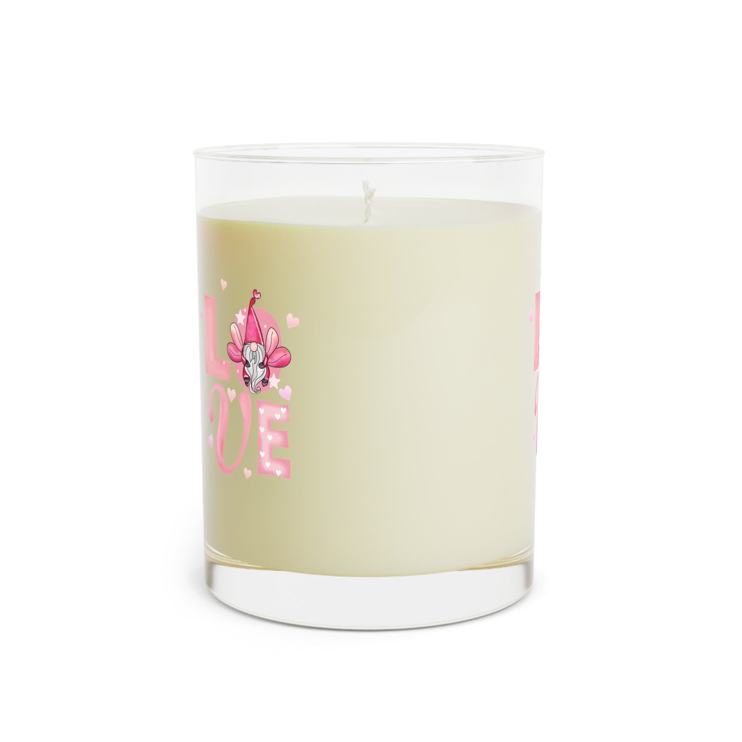 Love Floral Candle — 11oz Scented Glass Candle