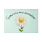 Cheerful Glass Cutting Board – You Are My Sunshine