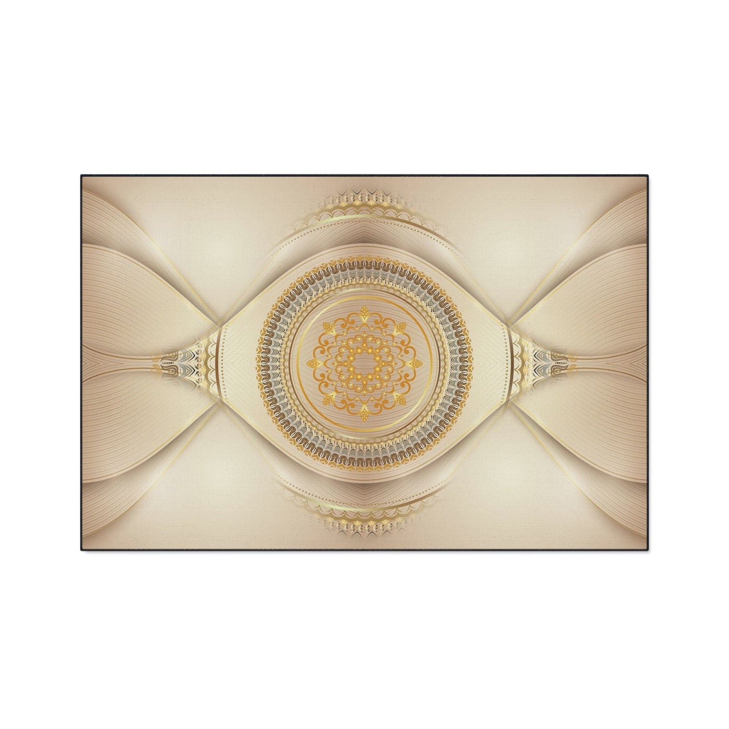 Ornate Mandala Floor Mat — Heavy-Duty Decorative Entrance Rug