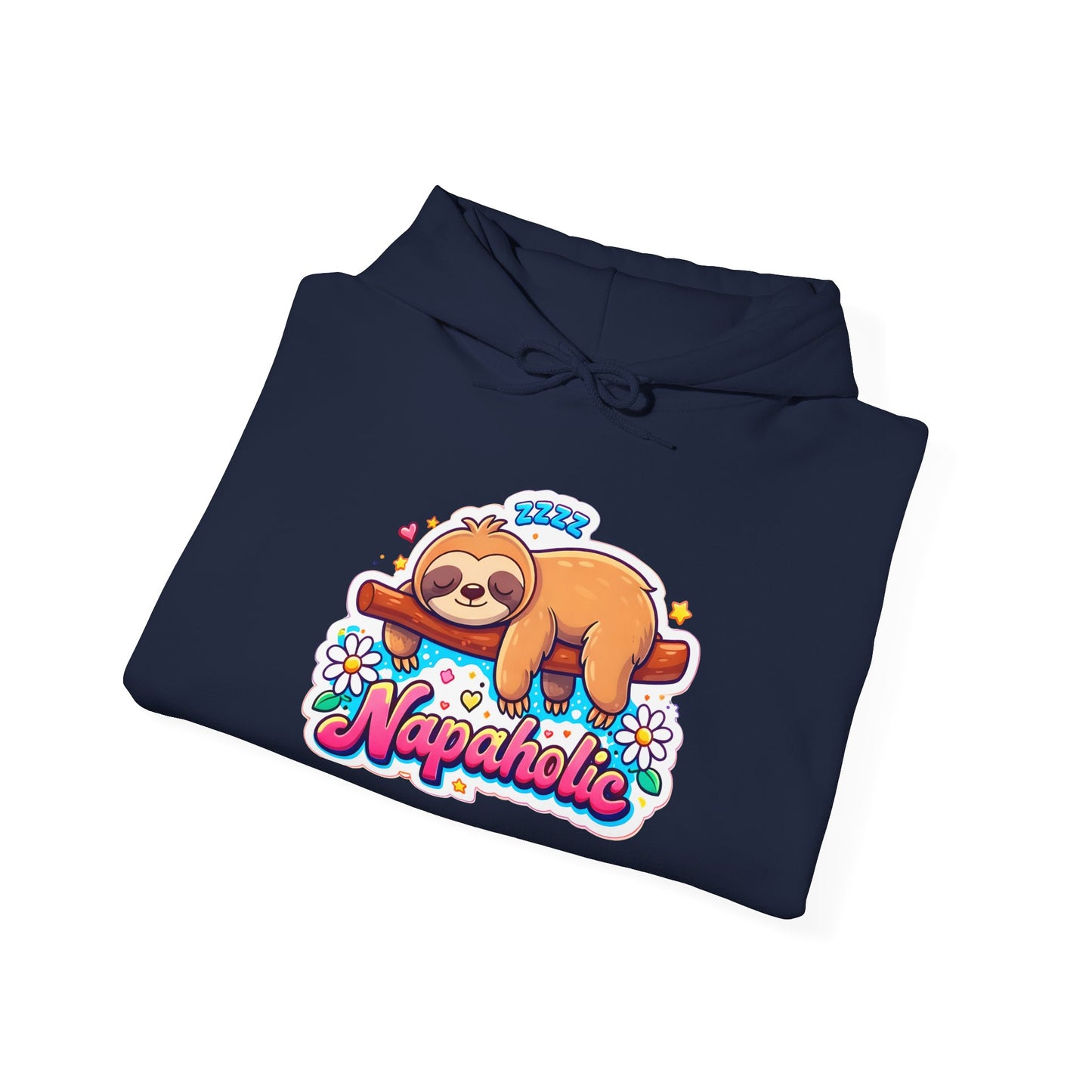 Napaholic Sloth Hoodie — Cute Sleepy Sloth Graphic Sweatshirt