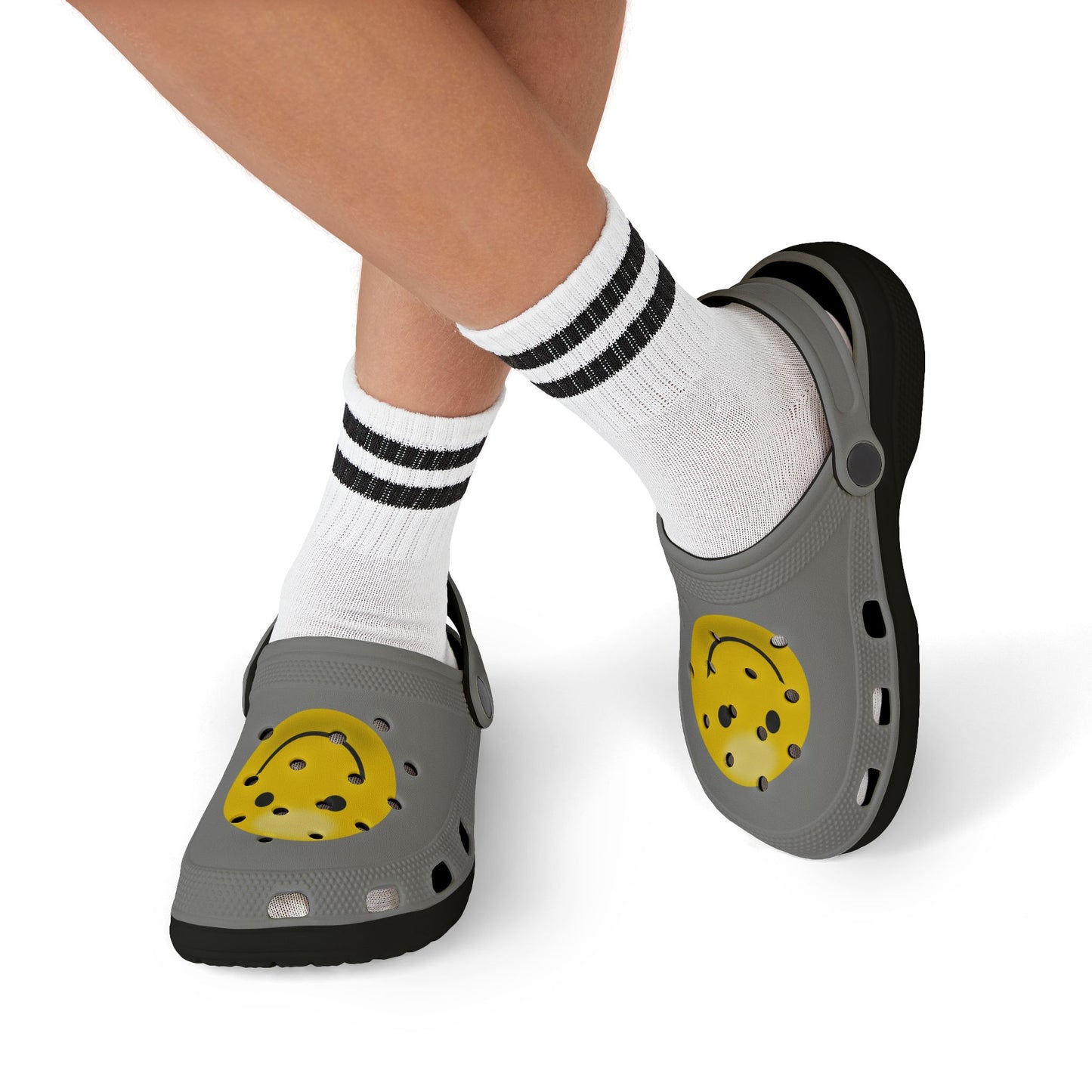 Smiley Face Clogs, Kid's Foam Shoes