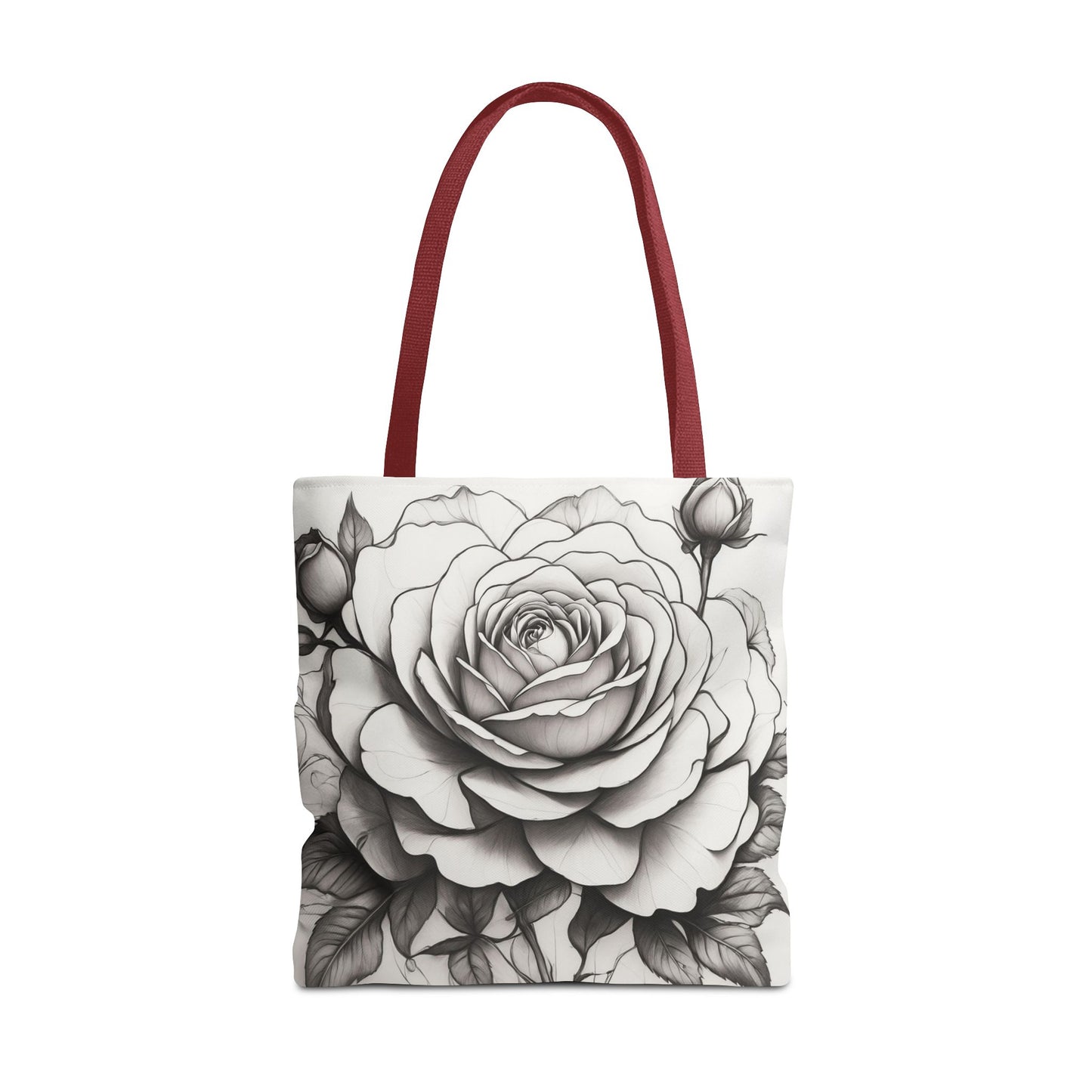 Elegant Floral Tote Bag, Garden Lover Gift, Shopping Bag, Art Print Tote, Mother's Day Gift, Eco-Friendly Canvas Bag