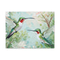 Hummingbird Canvas Wall Art — Stretched Matte Nature Print