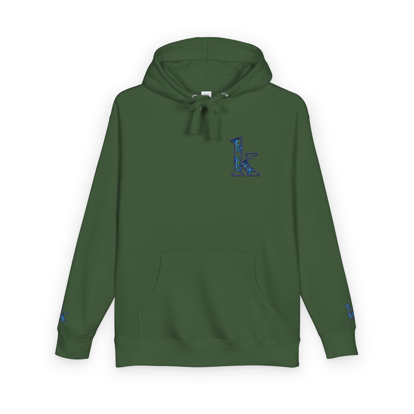 Cozy Floral Monogram Fleece Hoodie for Unisex - Perfect Gift for Birthdays, Valentine’s Day, Casual Wear, Adventure