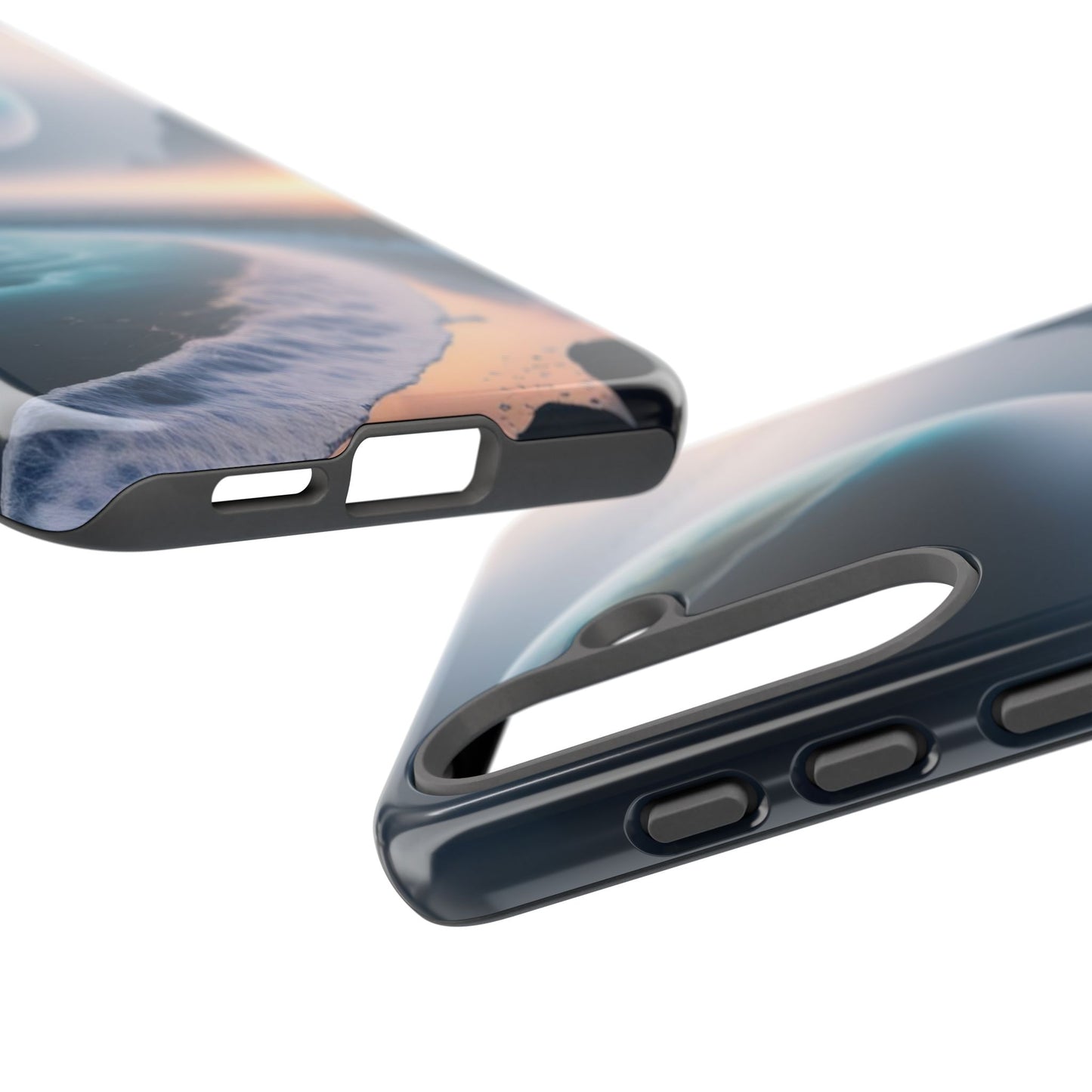Galaxy Ocean Phone Case — Surreal Planet Beach Tough Case