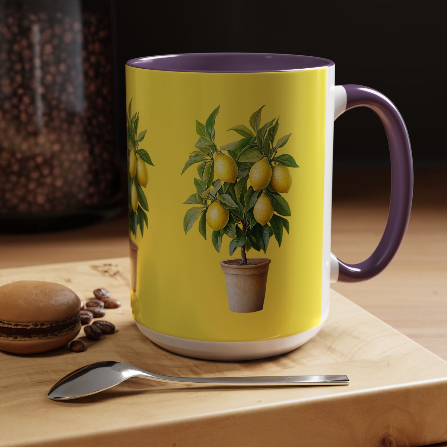 Lemon Tree Accent Coffee Mug - Cheerful Gift for Garden Lovers, Unique Kitchen Decor, Spring Celebration, Housewarming Present, [...]