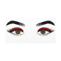 Red Lashes Wall Art Canvas — Glam Eyes Makeup Decor