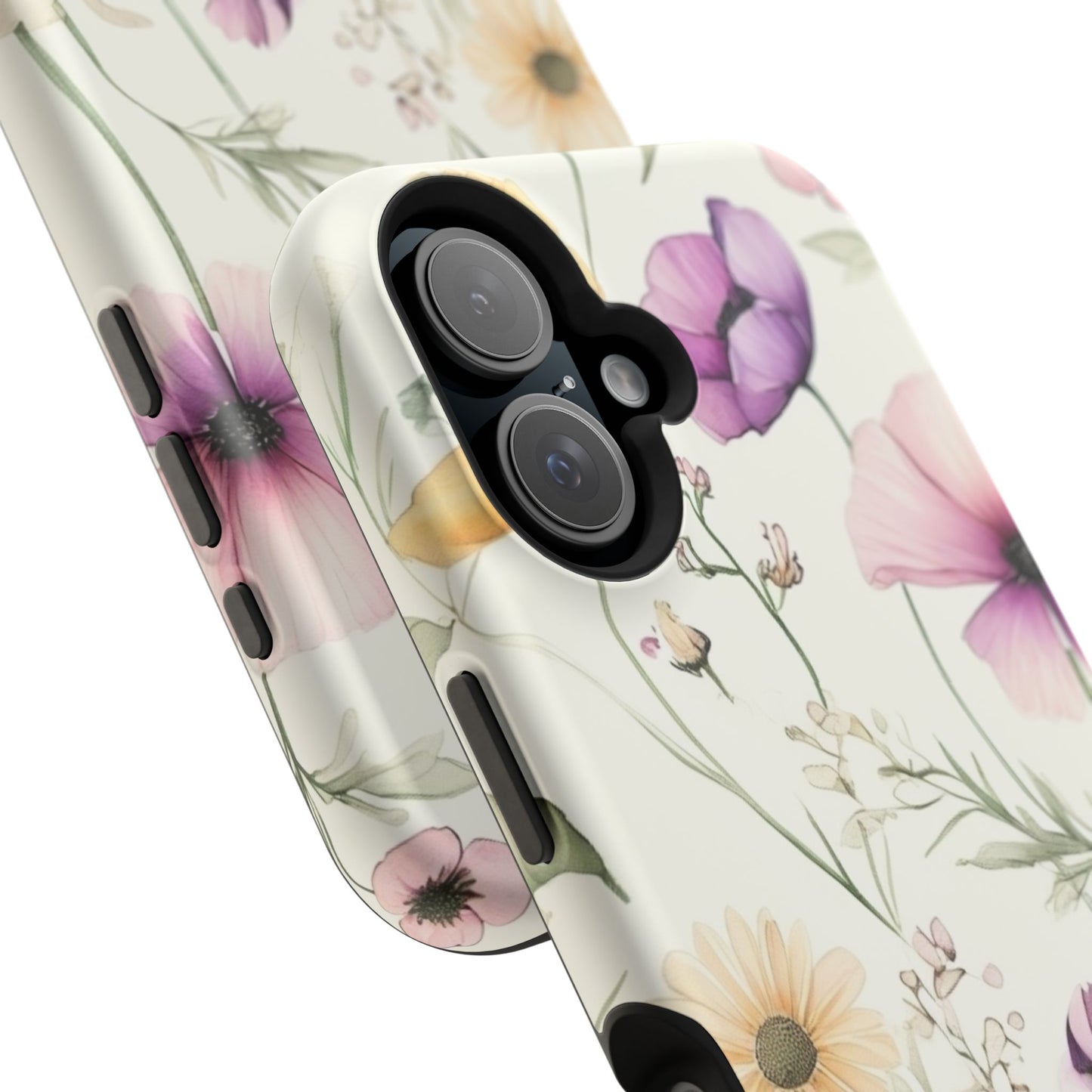 Floral Watercolor Magnetic Impact-Resistant Phone Case
