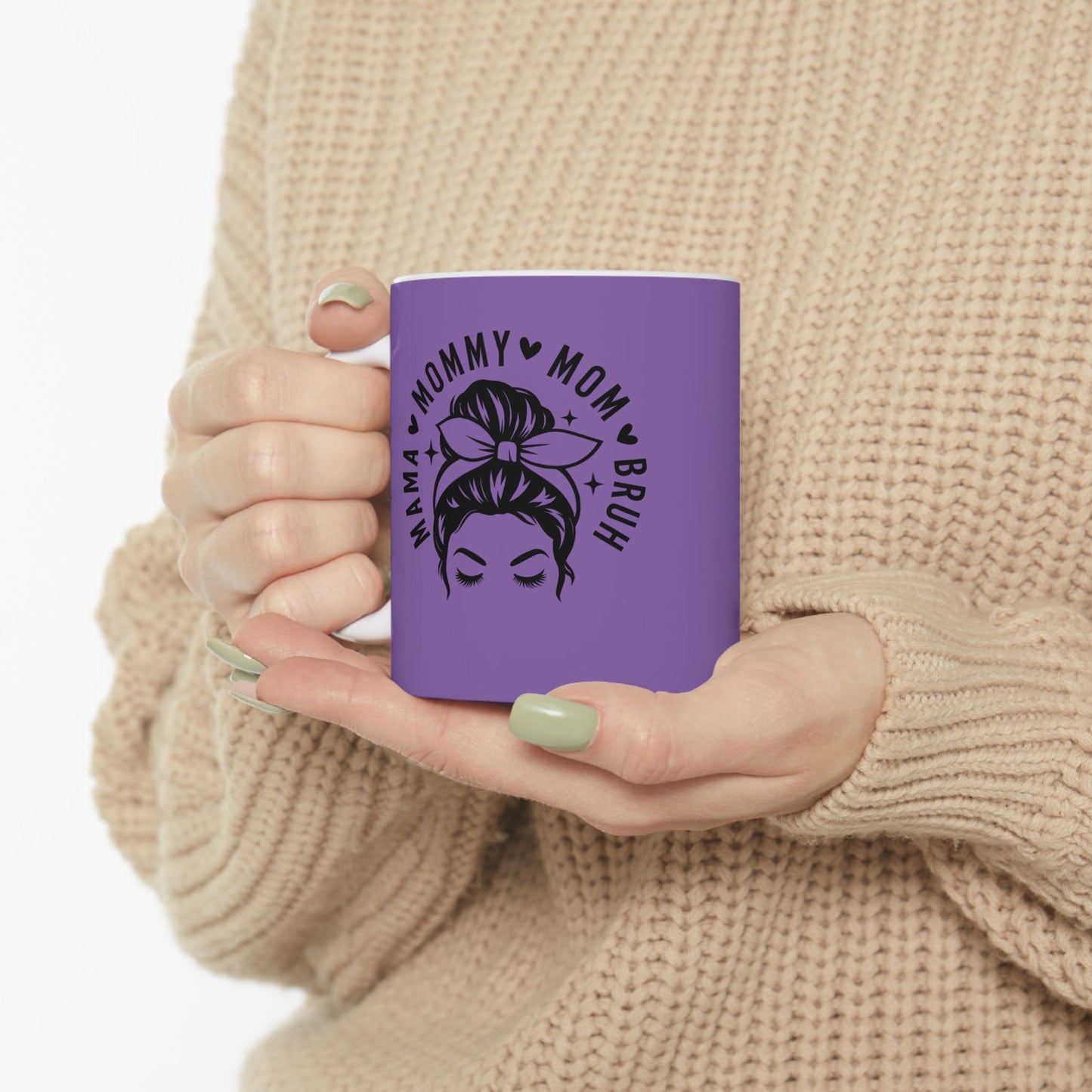 Mama Bruh Ceramic Mug — Funny Mom Coffee Cup (11oz & 15oz)