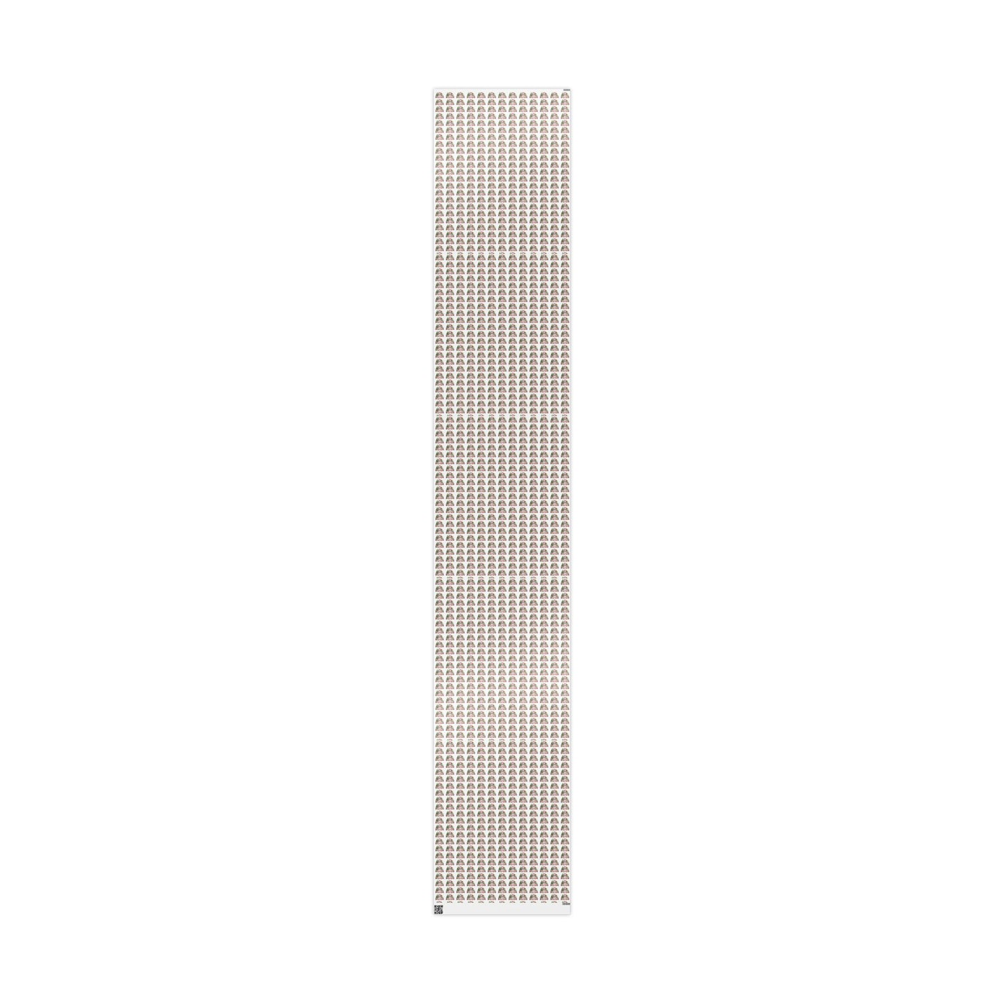 Holiday Santa Emblem Wrapping Paper Roll
