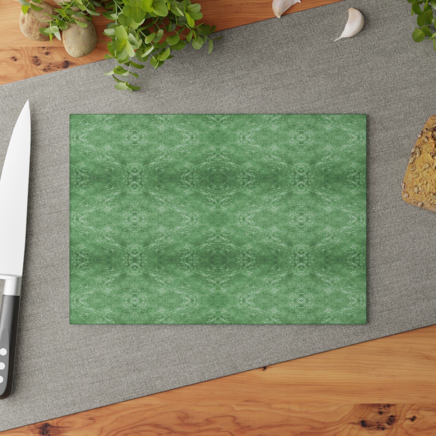 Green Marble Glass Cutting Board – Decorative Kitchen Chopping Board