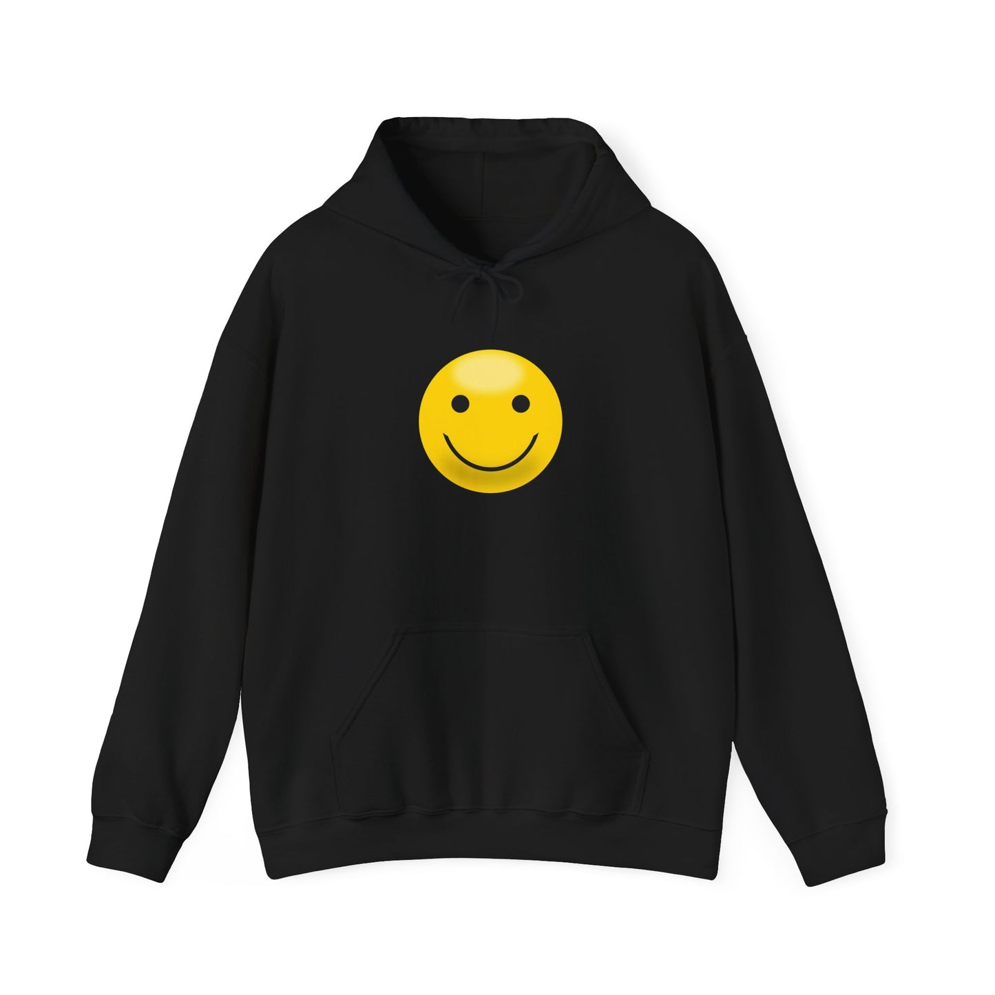 Smiley Face Hooded Sweatshirt, Unisex Cozy Hoodie