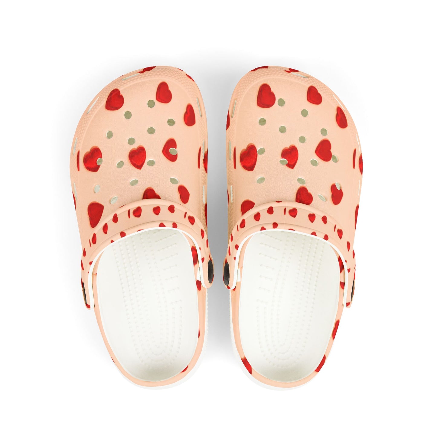 Kid's Heart Clogs, Fun Foam Shoes, Summer Slip-Ons, Cute Garden Footwear, Beach Essentials, Lightweight Play Shoes