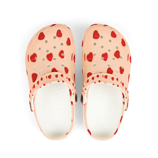 Kid's Heart Clogs, Fun Foam Shoes, Summer Slip-Ons, Cute Garden Footwear, Beach Essentials, Lightweight Play Shoes