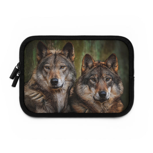 Wolf Laptop Sleeve - Wildlife Lover Gift