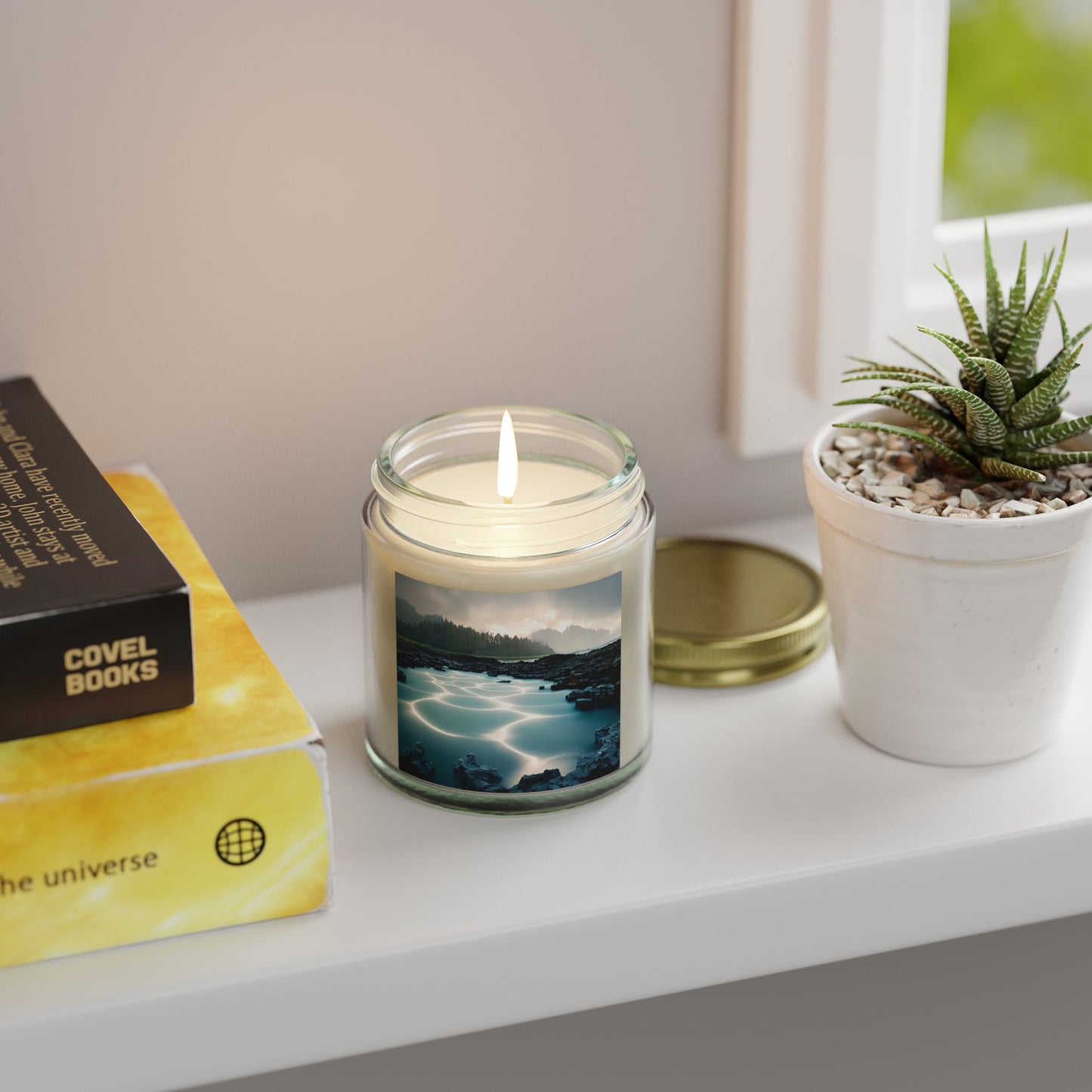 Coconut Apricot Scented Candles, Relaxing Home Decor, Aromatherapy Gift, Eco-Friendly Candle, Mindful Moments