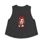 Women's Crop Top — 'Please Hold, Sarcasm Loading' Retro Pin-Up Tank