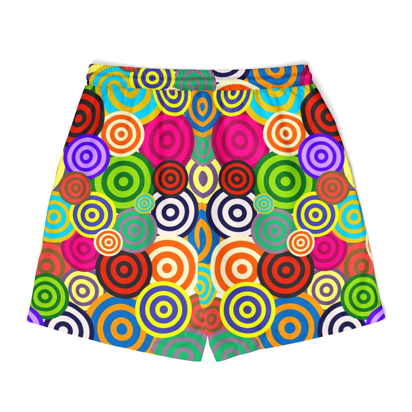 Vibrant Unisex Swim Shorts, Colorful Beachwear for Summer