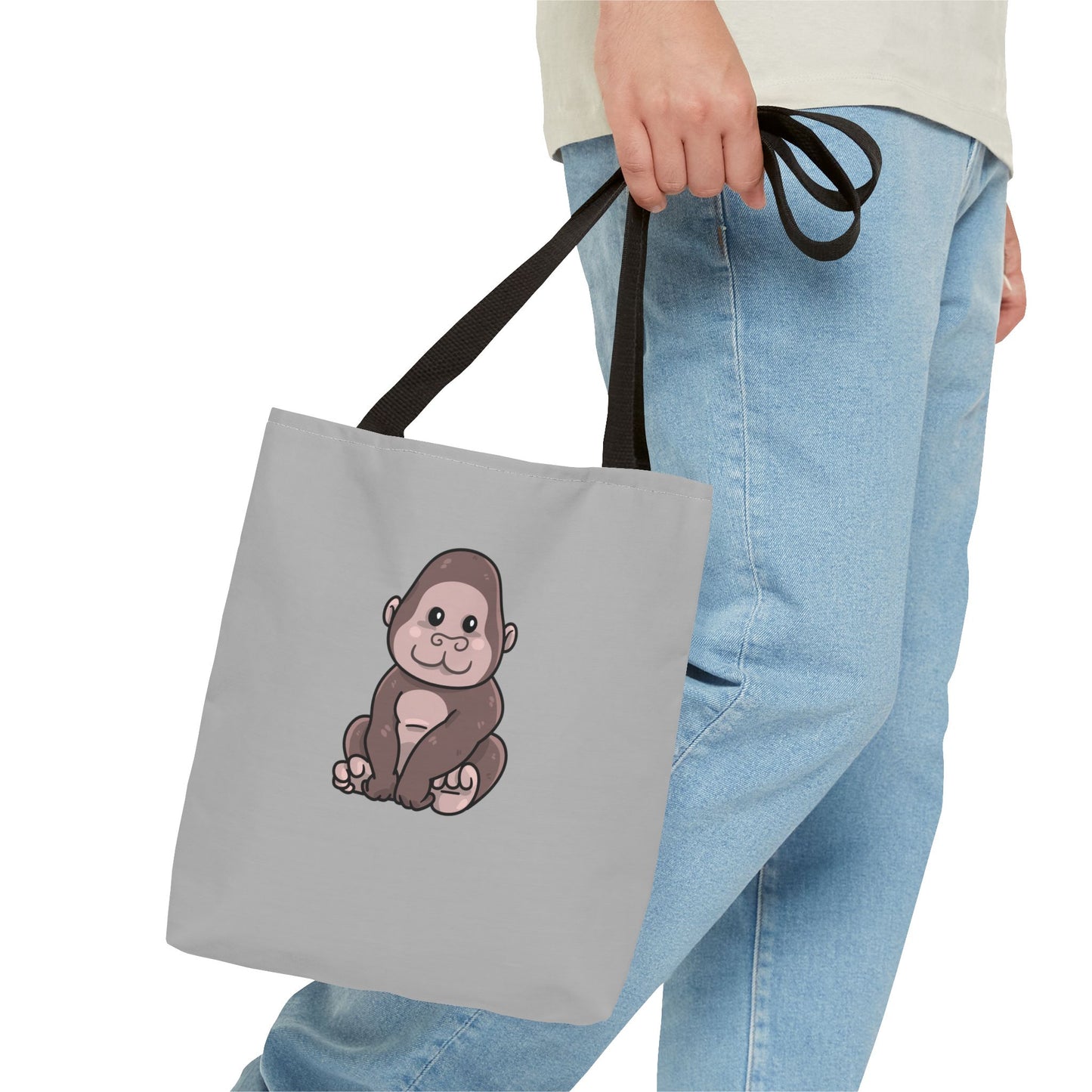 Cute Cartoon Gorilla Tote Bag