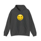 Smiley Face Hooded Sweatshirt, Unisex Cozy Hoodie