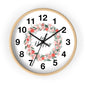 Floral Motivational Wall Clock | Home Decor | Gift for Her | Positive Quote Decor | Pink Wreath Design | Living Room Decor