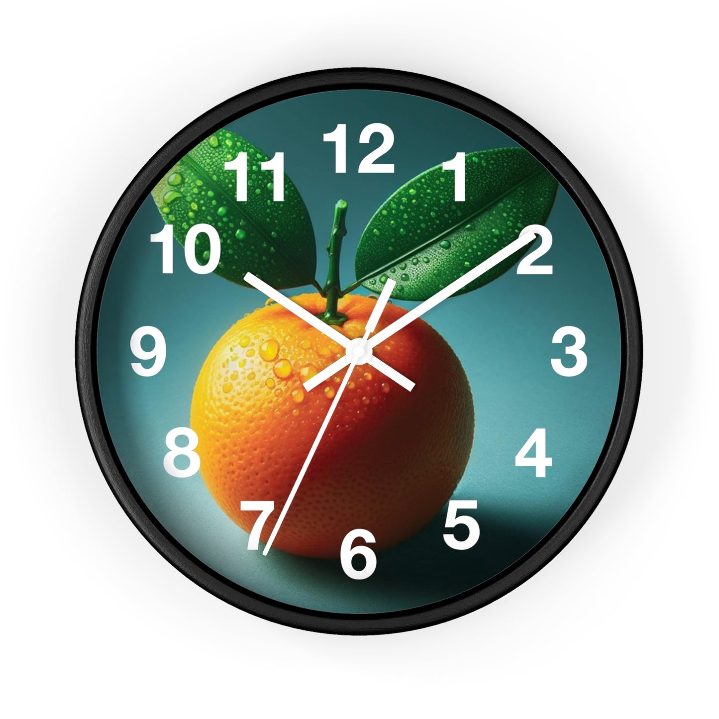 Citrus-Inspired Wall Clock | Fragrant Fruit Home Decor, Kitchen Wall Art
