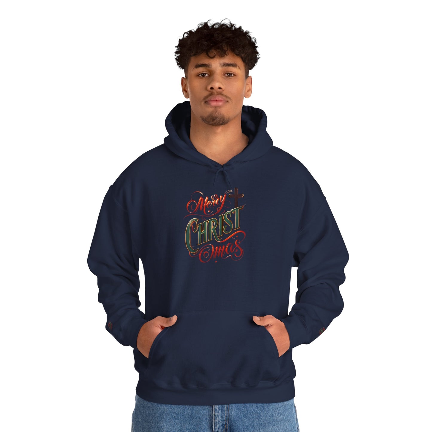 Merry Christmas Hoodie, Cozy Unisex Sweatshirt for Holiday Gatherings, Festive Gift Idea for Him/Her, Winter Apparel, Christmas Sweater