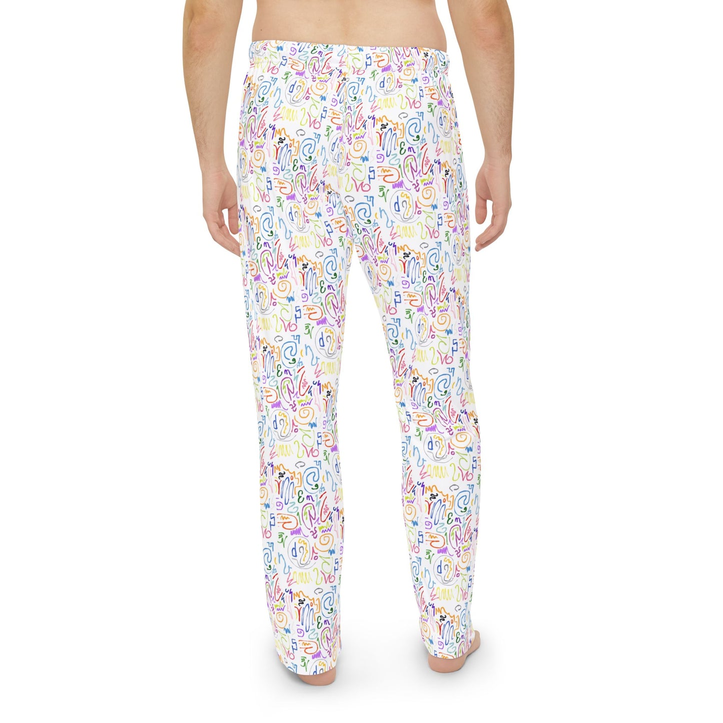 Vibrant Floral Men's Pajama Pants