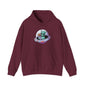 Cute Alien and Kid Hoodie, Unisex Heavy Blend Sweatshirt, UFO Lover Gift, Halloween Costume, Space-Themed Outfit, Birthday Present