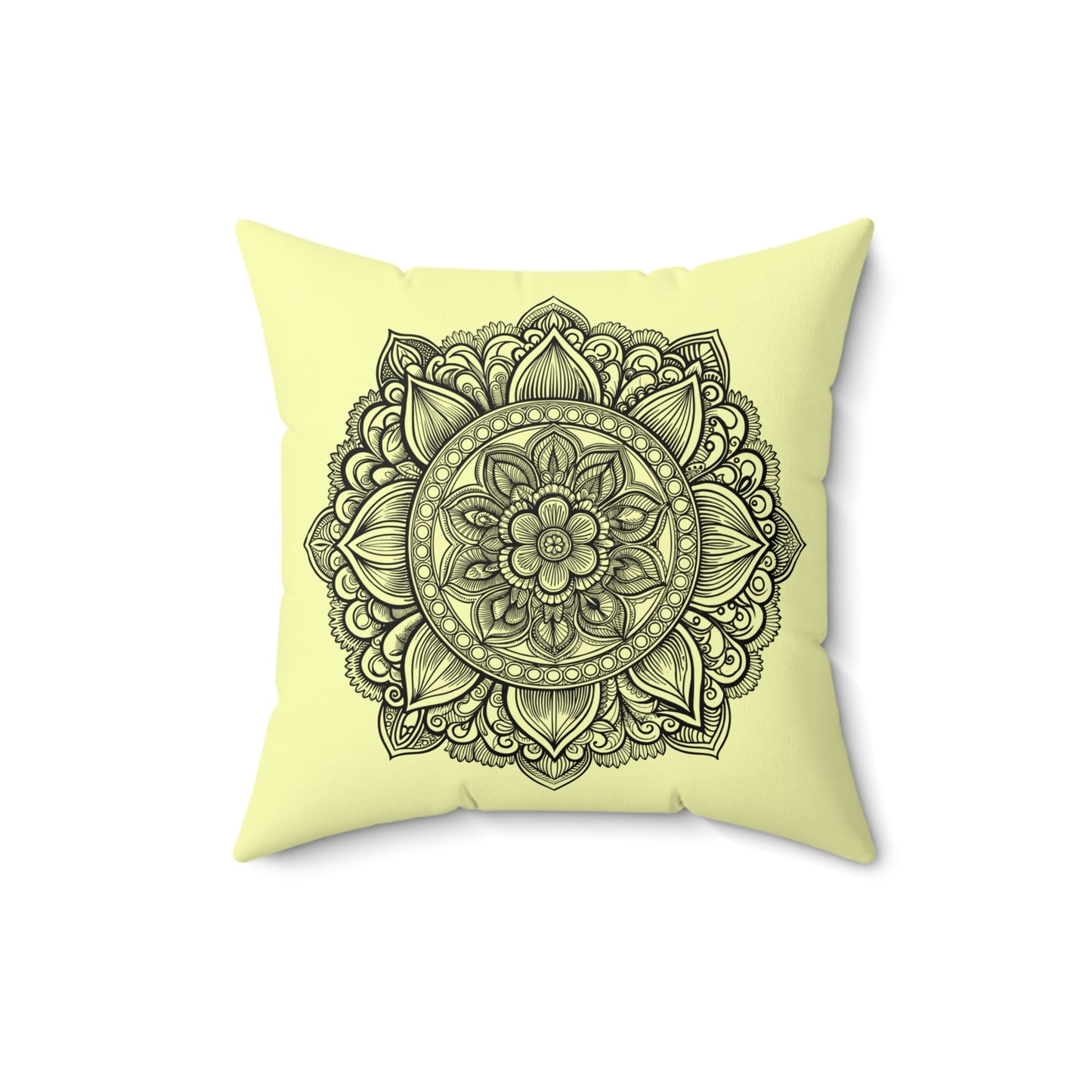 Boho Mandala Pillow, Stylish Home Decor, Yoga Gift, Meditation Room Accent, Cozy Living Room Pillow