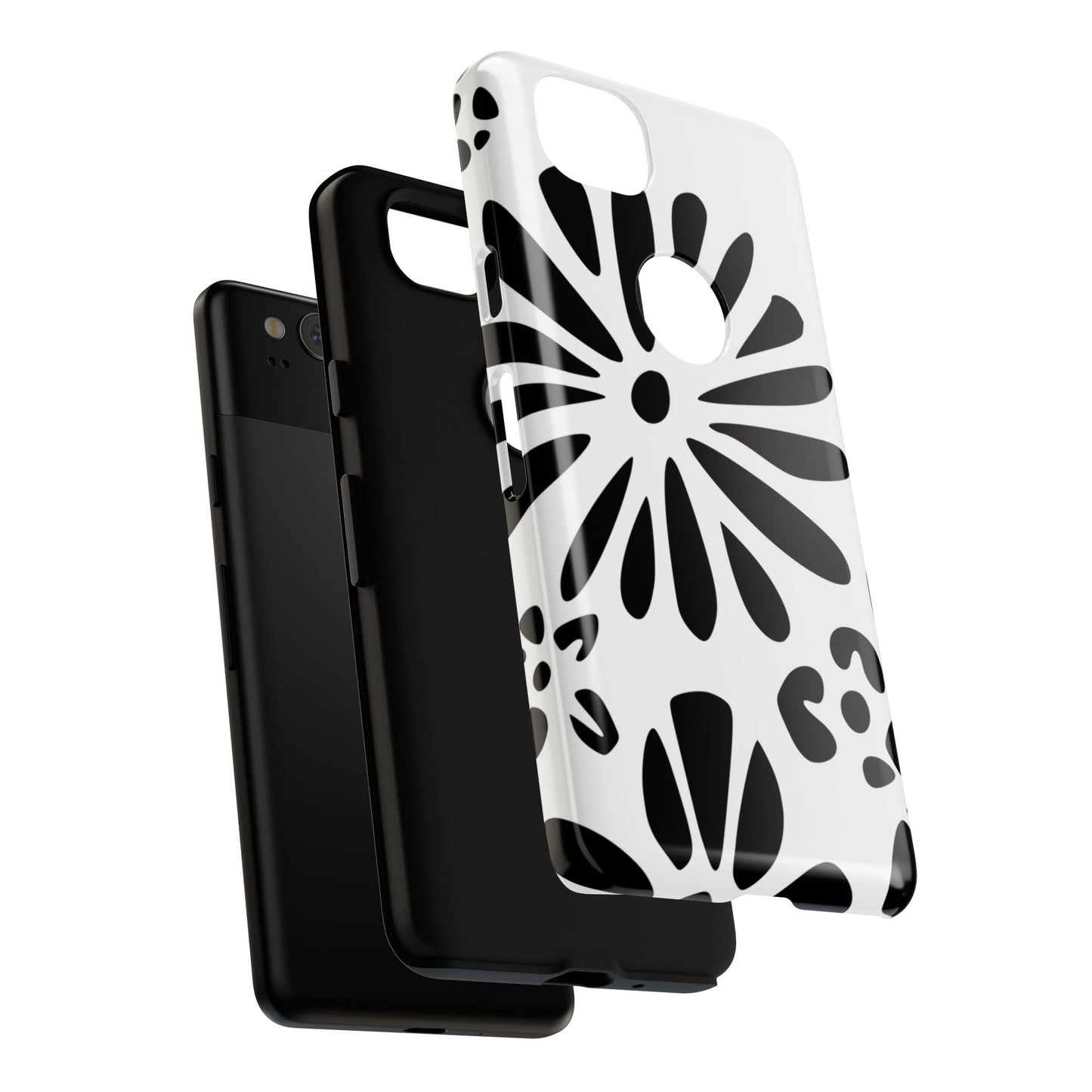 Stylish Phone Case with Floral Design, Tough Phone Cover for Her, Trendy Black and White Cell Phone Case, Unique Gift for Birthdays [...]