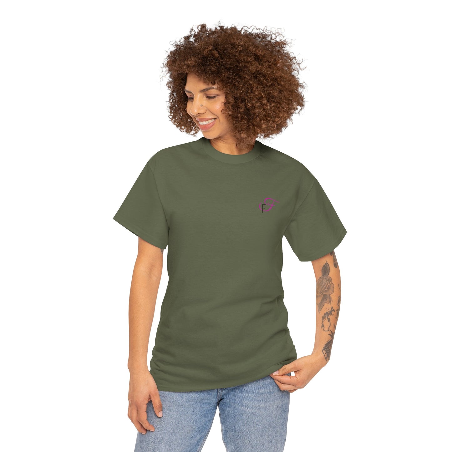 Funkin' Fabulous Tee — Pink Gown Illustration Women's Empowerment T‑Shirt