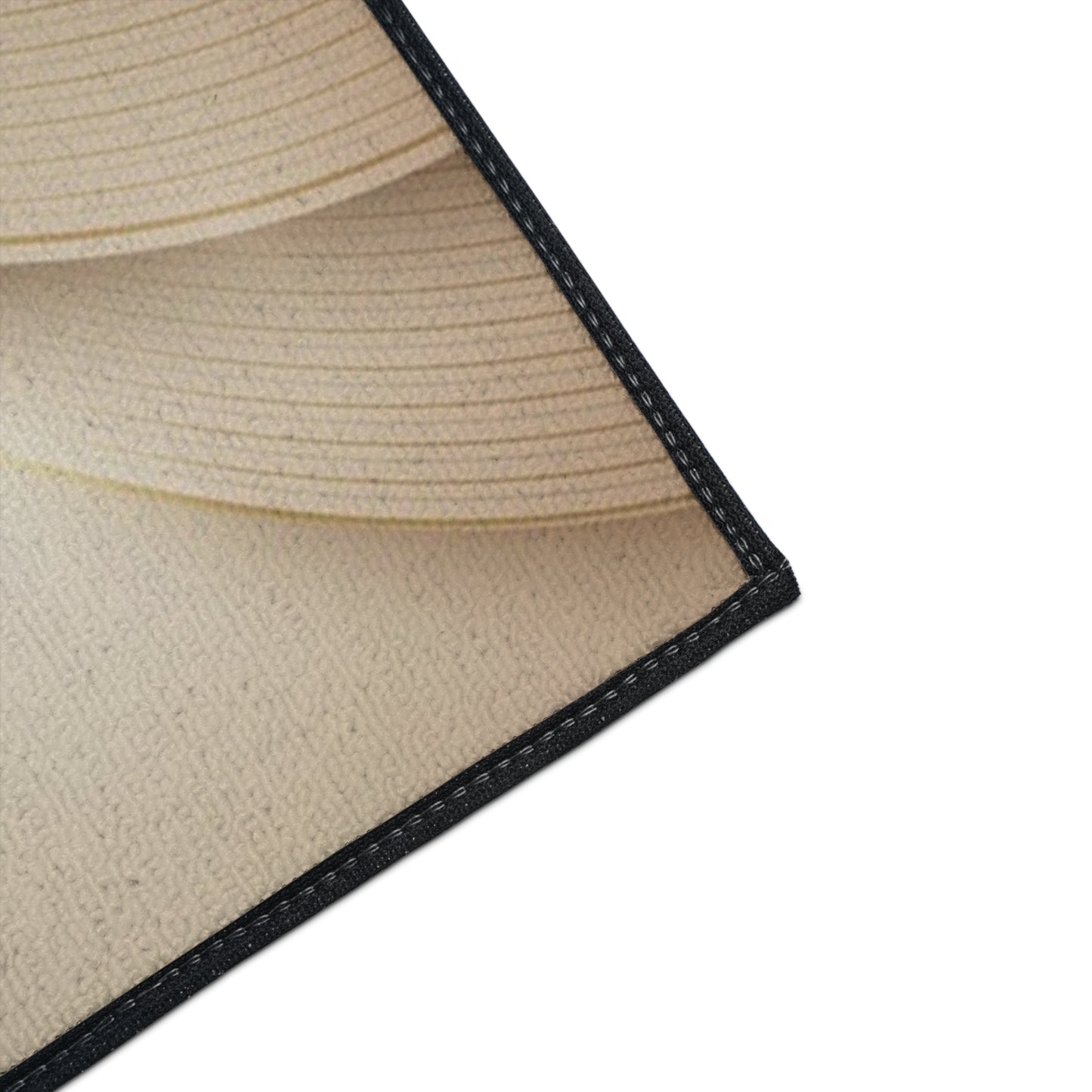 Decorative Heavy Duty Floor Mat — Elegant Gold Mandala Design