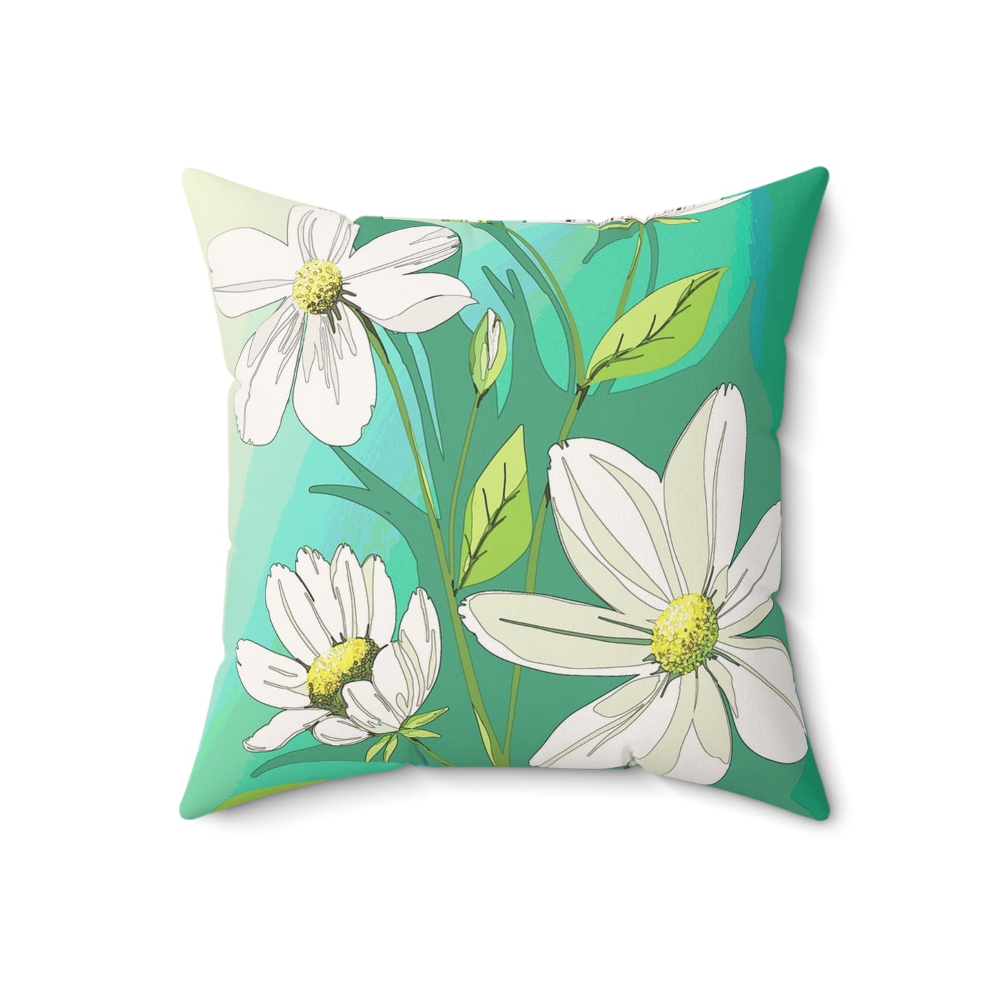 Spun Polyester Square Pillow