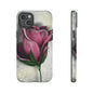 Rose Phone Case – Tough Cases, Floral Phone Cover, Gift for Her, Minimalist Design, Nature Lover's Accessory, Birthday Gift Idea