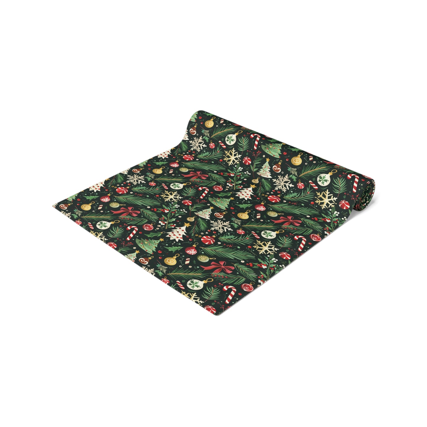 Festive Holiday Table Runner, Seasonal Decor for Parties, Christmas Tablecloth, Winter Home Accessory, Table Decoration