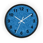 Modern Blue Pattern Wall Clock - Home Decor, Unique Timepiece, Gift Idea, Stylish Wall Art, Office Decor