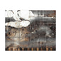 Abstract Musical Notes Matte Stretched Canvas Art (1.25")