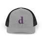 Glitter Initial Snapback Trucker Cap, Personalized Hat, Custom Cap, Trendy Hat, Stylish Gift for Him/Her, Summer Fashion Accessory