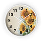 Sunflower Bouquet Wall Clock | Floral Home Decor, Kitchen Clock