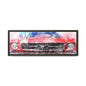 Matte Canvas, Framed Mustang Car