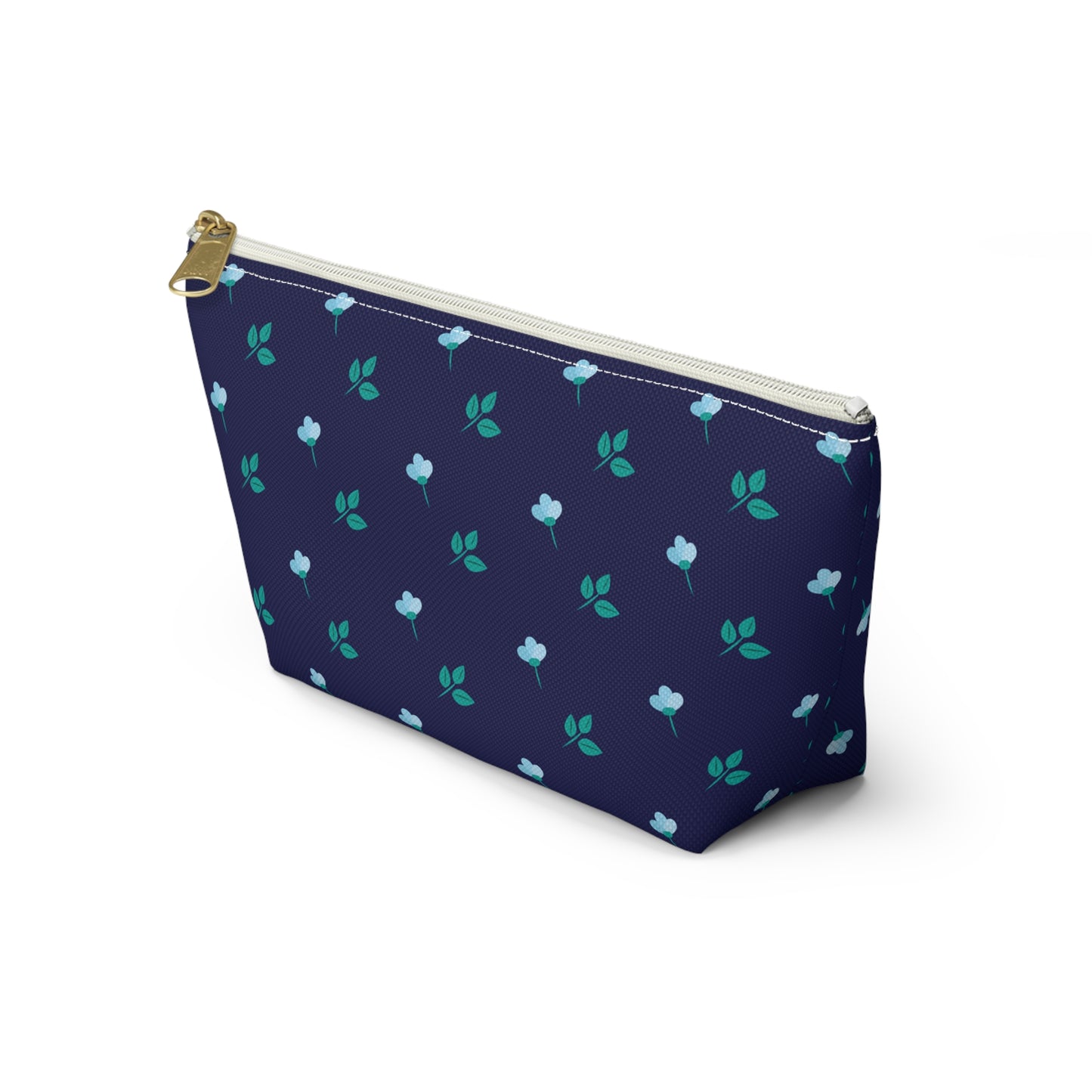 Floral Accessory Pouch, Botanical Makeup Bag, Travel Organizer, Gift for Her, Floral Design Pouch, Everyday Essentials