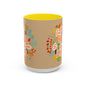 Fall Breeze & Leaves Coffee Mug, Autumn Mug, Seasonal Drinkware, Cozy Kitchen Decor, Perfect Gift for Fall Lovers