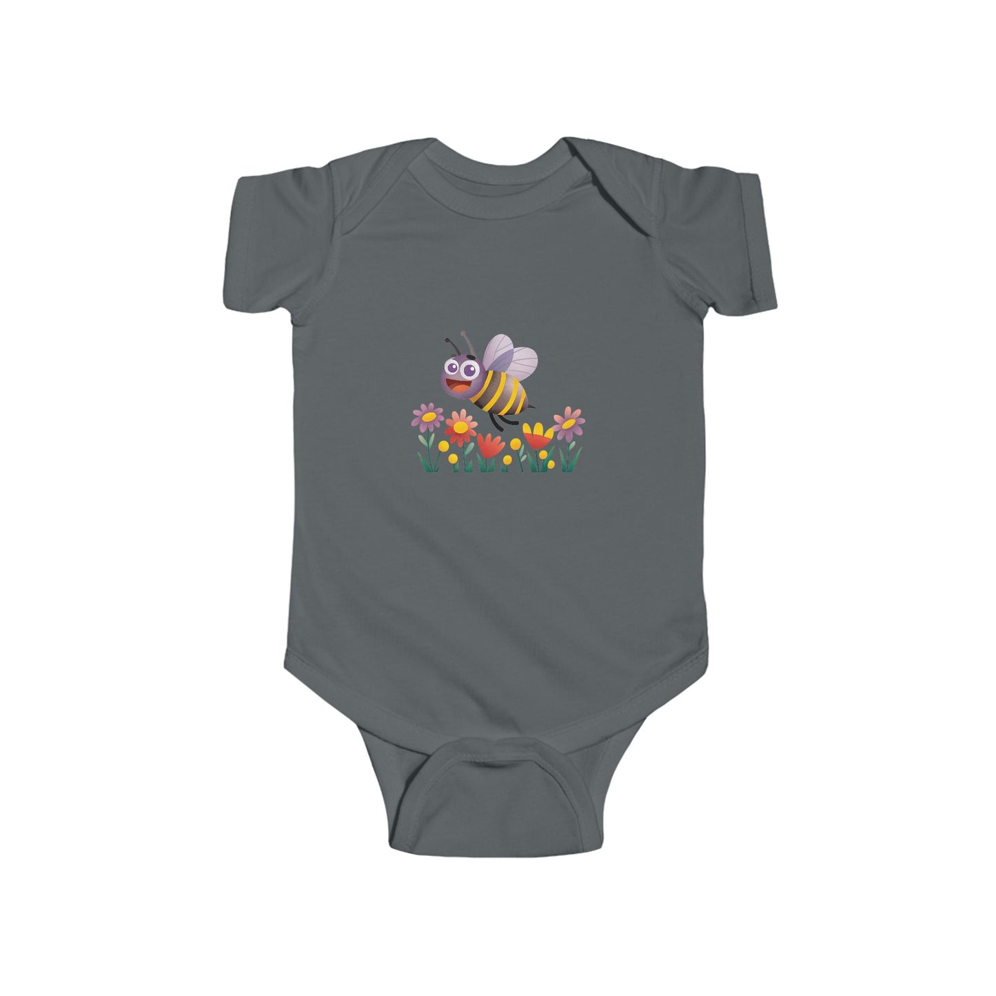 Cute Bee Baby Bodysuit, Infant Jersey Bodysuit