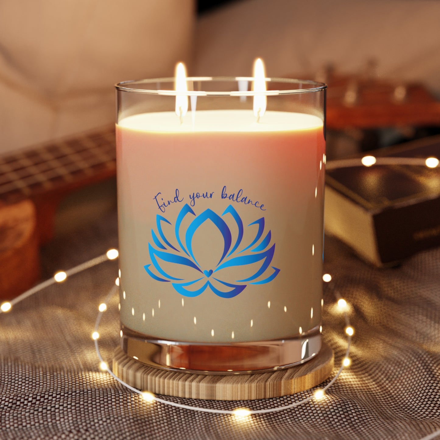 Calming Scented Candle - Find Your Balance | Aromatherapy Gift, Relaxation, Meditation, Home Decor, Self-Care