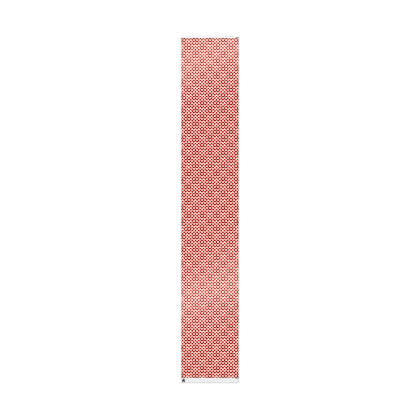Heart Lattice Wrapping Paper Roll — Red Hearts Valentine's Gift Wrap