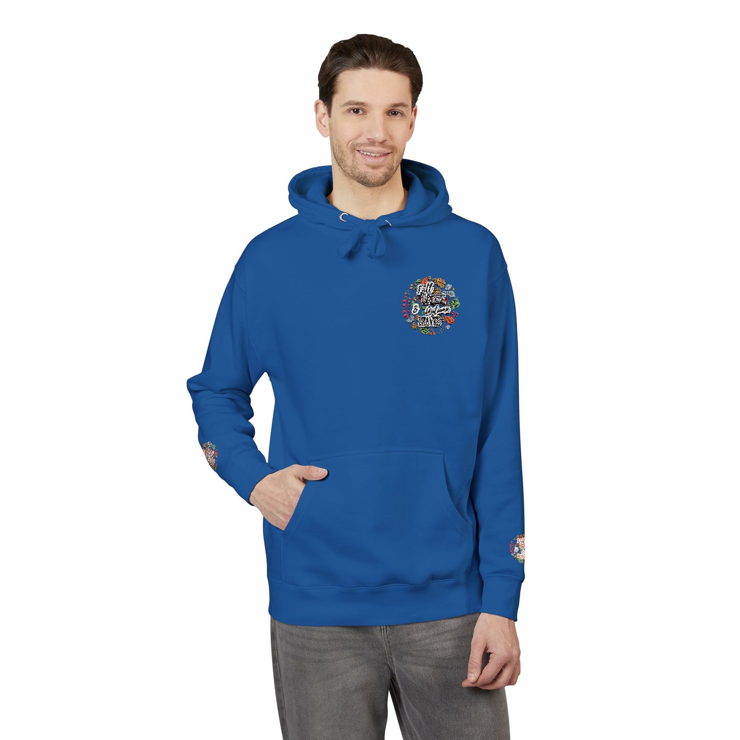 Floral Unisex Fleece Hoodie - Cozy Gift for Nature Lovers, Perfect for Fall, Spring, Birthdays, Relaxation, Outdoor Activities