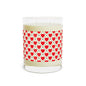 Heart Pattern Scented Candle — 11 oz Decorative Glass Candle for Valentine’s Gifts